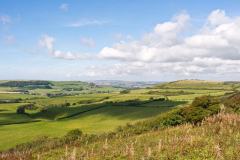 Ventnor downs with views over the whole island